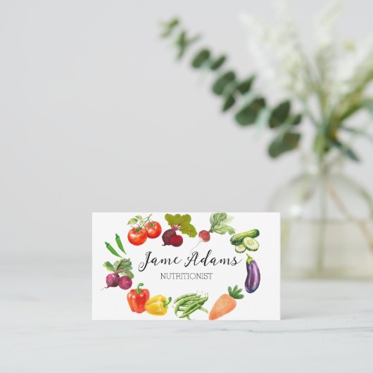 Kunstrasenvegetarische Karte (Stehend Vorderseite)