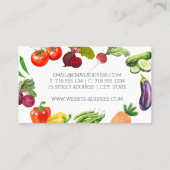 Kunstrasenvegetarische Karte (Rückseite)