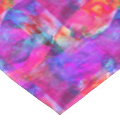 Kunstrosa, Blau, roter Beschaffenheitshintergrund Tischdecke (Schrägansicht)