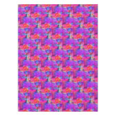 Kunstrosa, Blau, roter Beschaffenheitshintergrund Tischdecke (Vorderseite)