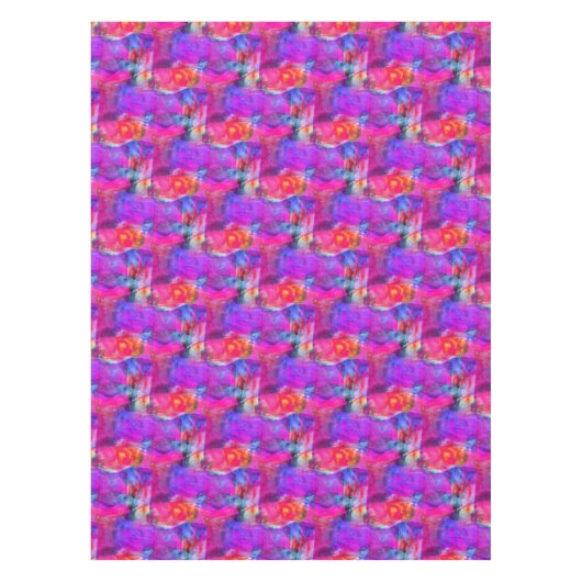 Kunstrosa, Blau, roter Beschaffenheitshintergrund Tischdecke (Vorderseite)