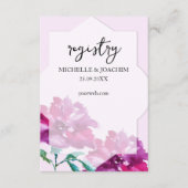 Kunstrosa Rose - farbenfrohe Kunst - Karte (Vorderseite)