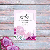 Kunstrosa Rose - farbenfrohe Kunst - Karte