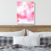 Kunstroter Avantgarde-Hintergrundfarbe Leinwanddruck (Insitu (Schlafzimmer))
