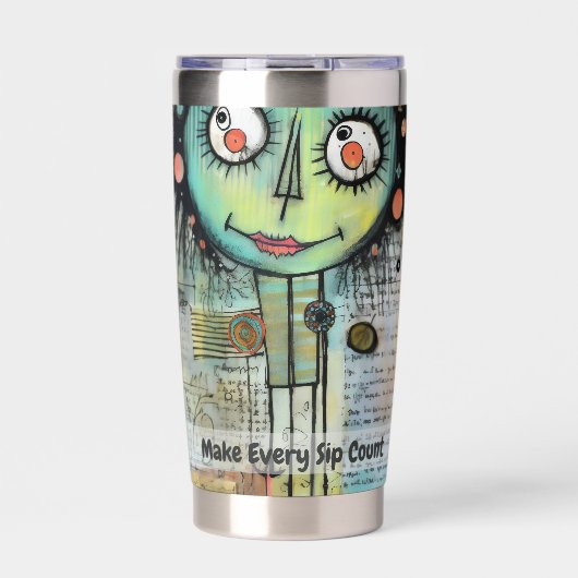 Kunstsammlerin 10 thermobecher (Vorderseite)