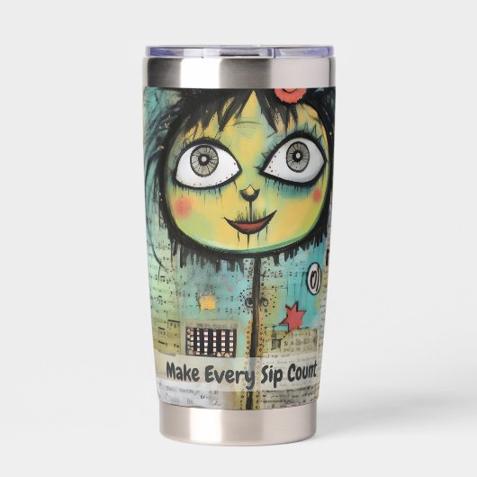 Kunstsammlerin 4 thermobecher (Vorderseite)