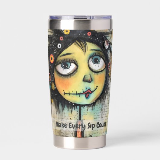 Kunstsammlerin 6 thermobecher (Vorderseite)