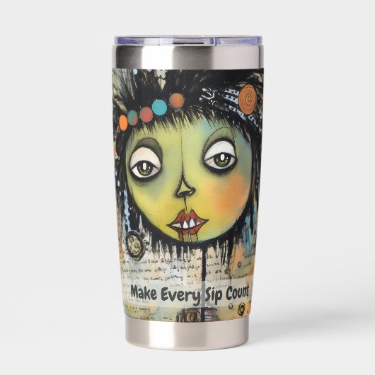 Kunstsammlerin 7 thermobecher (Vorderseite)