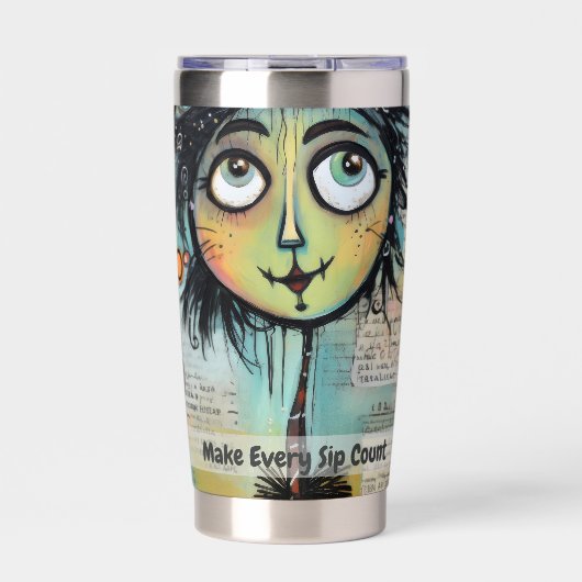 Kunstsammlerin 9 thermobecher (Vorderseite)