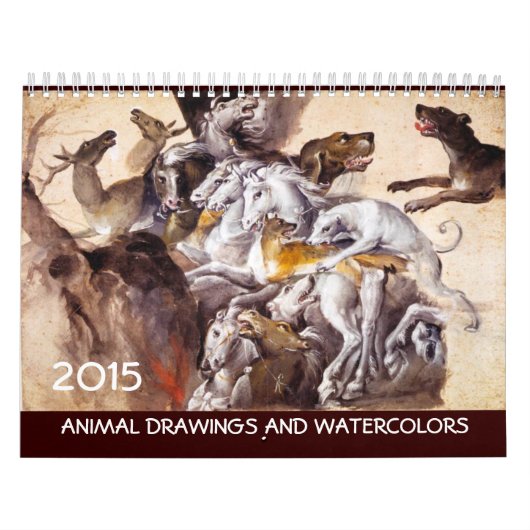 KUNSTSAMMLUNG/Tierzeichnungen 2015 Kalender (Titelbild)