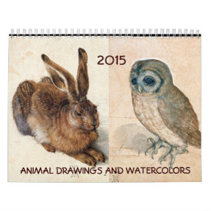 KUNSTSAMMLUNG/Tierzeichnungen 2015 Kalender