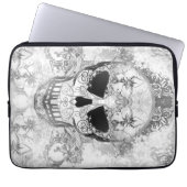 Kunstschädel Elektronik-Tasche Laptopschutzhülle (Vorderseite)