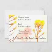 Kunstschätze Ladys Luncheon Garden Tea Einladung (Rückseite)