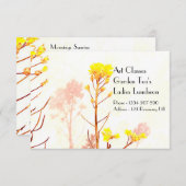 Kunstschätze Ladys Luncheon Garden Tea Einladung (Vorne/Hinten)