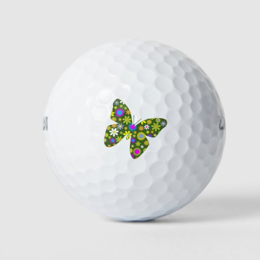 Kunstschmetterling Golfball (Vorderseite)