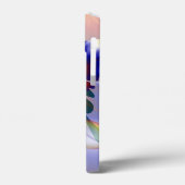 Kunstschmetterling und Individuelle Name Case-Mate iPhone Hülle (Rückseite / Links)