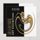 Kunstschmuck Ausstellung Galerie CUSTOMIZE Einladung (Vorne/Hinten)