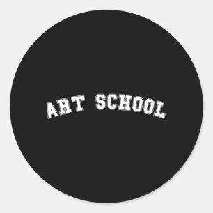 Kunstschule Hochschule Universität Runder Aufkleber