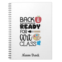 Kunstschule personalisiertes Geschenk Notebook