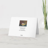 Kunstschule Stillleben - Kuchen und Jug Karte (Rückseite)