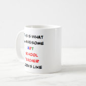 Kunstschullehrer, phantastisch kaffeetasse (Vorderseite Links)