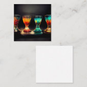 Kunstschussbrille Mitteilungskarte (Vorne/Hinten)