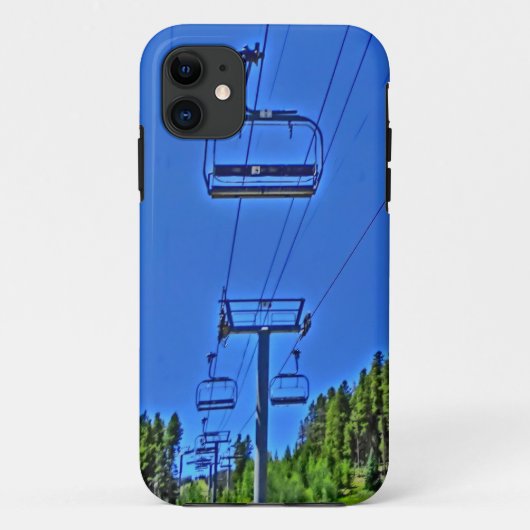 Kunstsessellift landschaftliches iPhone 5 Fall Case-Mate iPhone Hülle (Rückseite)