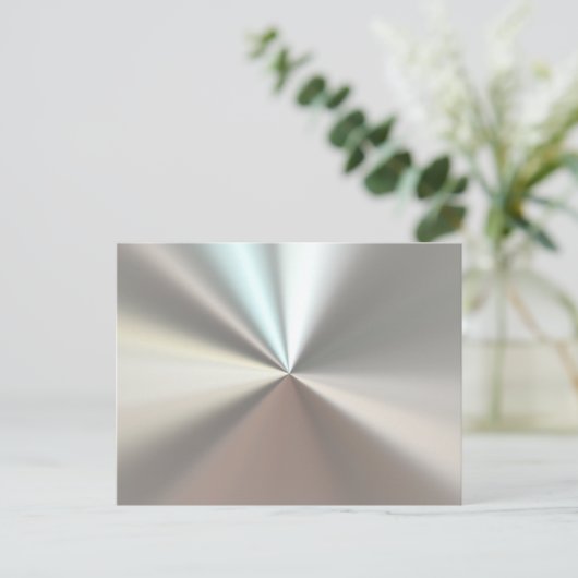 Kunstsilbermetall Postkarte (Stehend Vorderseite)