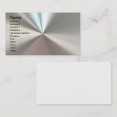 Kunstsilbermetall Visitenkarte (Vorne/Hinten)