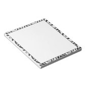 Kunstskizze Schwarz & Weiß Notizblock (angewinkelt)