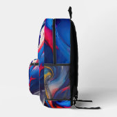 KUNSTSPATTER BEDRUCKTER RUCKSACK (Rechts)
