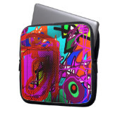 Kunststil Laptopschutzhülle (Vorderseite Links)