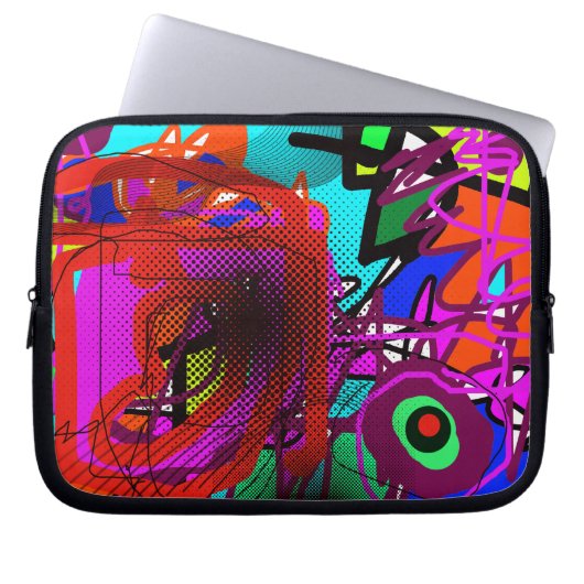 Kunststil Laptopschutzhülle (Vorderseite)