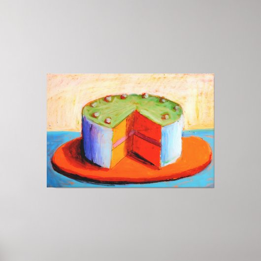 Kunststil von Wayne Thiebaud Leinwanddruck (Vorderseite)