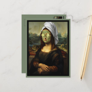 Kunststil Wellness-Tag Postkarte