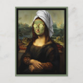 Kunststil Wellness-Tag Postkarte (Vorderseite)