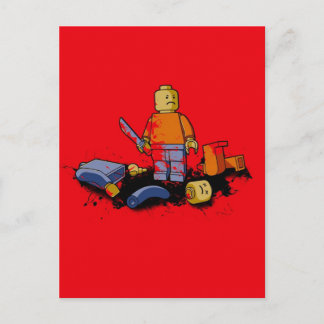 Kunststoff-Horror Postkarte