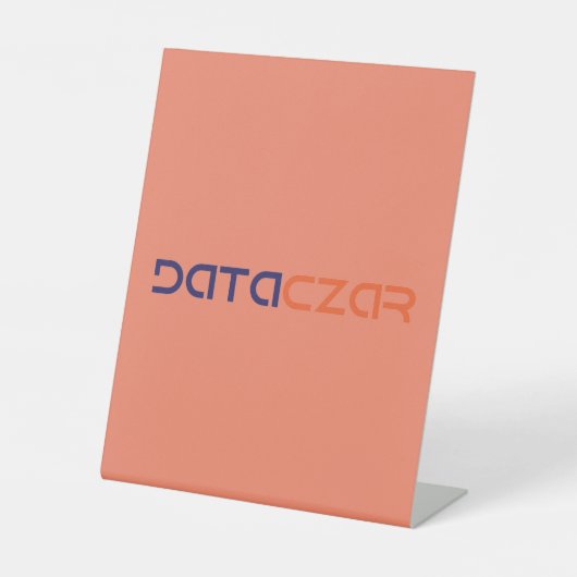 Kunststoff Sockelschild 20,32cm x 25,4cm (Vorderseite)