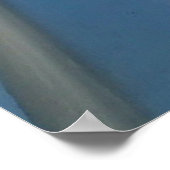 Kunststoffbehälter, blau und weiß poster (Ecke)