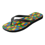 Kunststoffblöcke kippen Sandalen Schuhe (Schrägansicht)