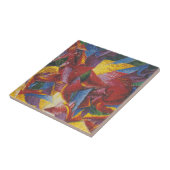 Kunststoffe eines Pferdes - Umberto Boccioni Fliese (Seite)