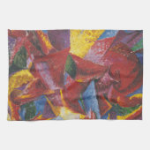 Kunststoffe eines Pferdes - Umberto Boccioni Geschirrtuch (Horizontal)