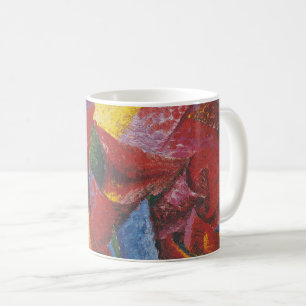 Kunststoffe eines Pferdes - Umberto Boccioni Kaffeetasse