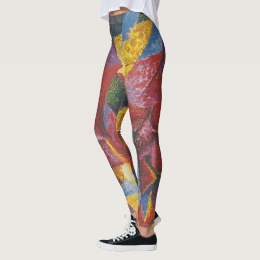 Kunststoffe eines Pferdes - Umberto Boccioni Leggings (Links)