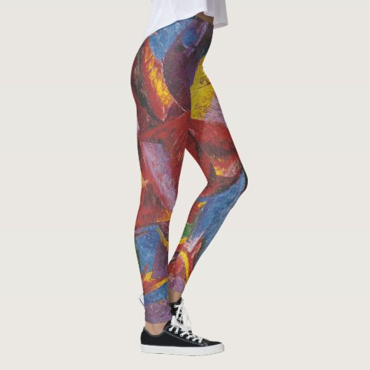 Kunststoffe eines Pferdes - Umberto Boccioni Leggings (Rechts)