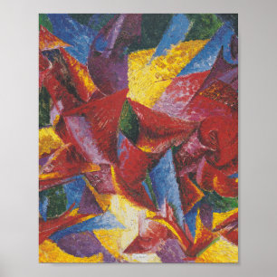 Kunststoffe eines Pferdes - Umberto Boccioni Poster