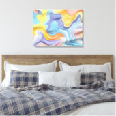 Kunststoffflüssigkeitsformen Leinwanddruck (Insitu (Schlafzimmer))