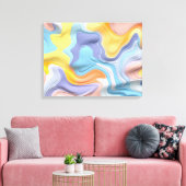 Kunststoffflüssigkeitsformen Leinwanddruck (Insitu (Wohnzimmer))