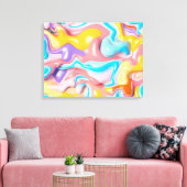 Kunststoffflüssigkeitsformen Leinwanddruck (Insitu (Wohnzimmer))