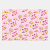 Kunststoffrosa Puppenspielzeug Geschenkpapier Set (Vorderseite 2)